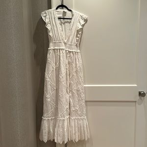 Cream maxi dress